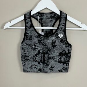 Woman’s Best Camo Seamless sports Bra Black